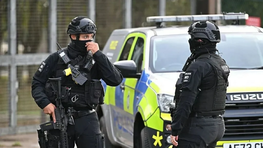 Five British men arrested near RAF Fairford released on bail