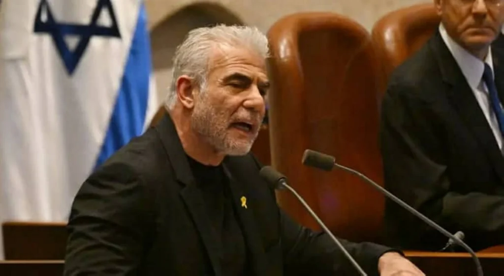 Israel’s opposition leader accuses Netanyahu of using fear-mongering as campaign prop