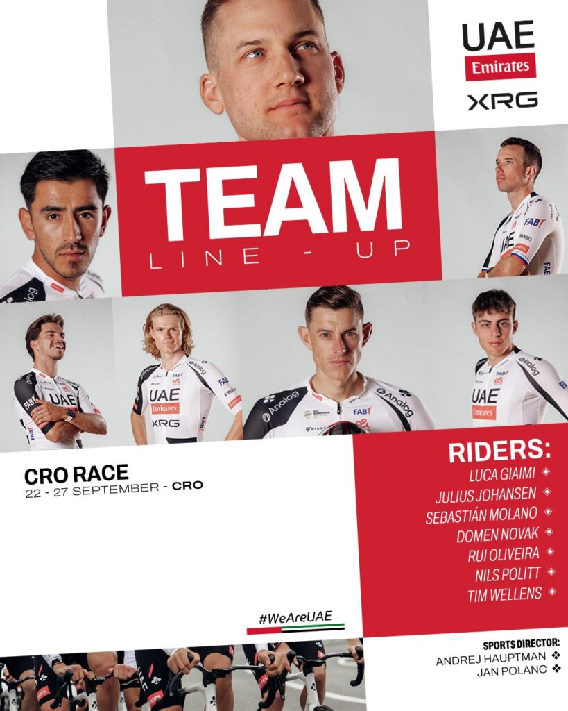 Tim Wellens to lead UAE Team Emirates-XRG’s title defence at the CRO Race
