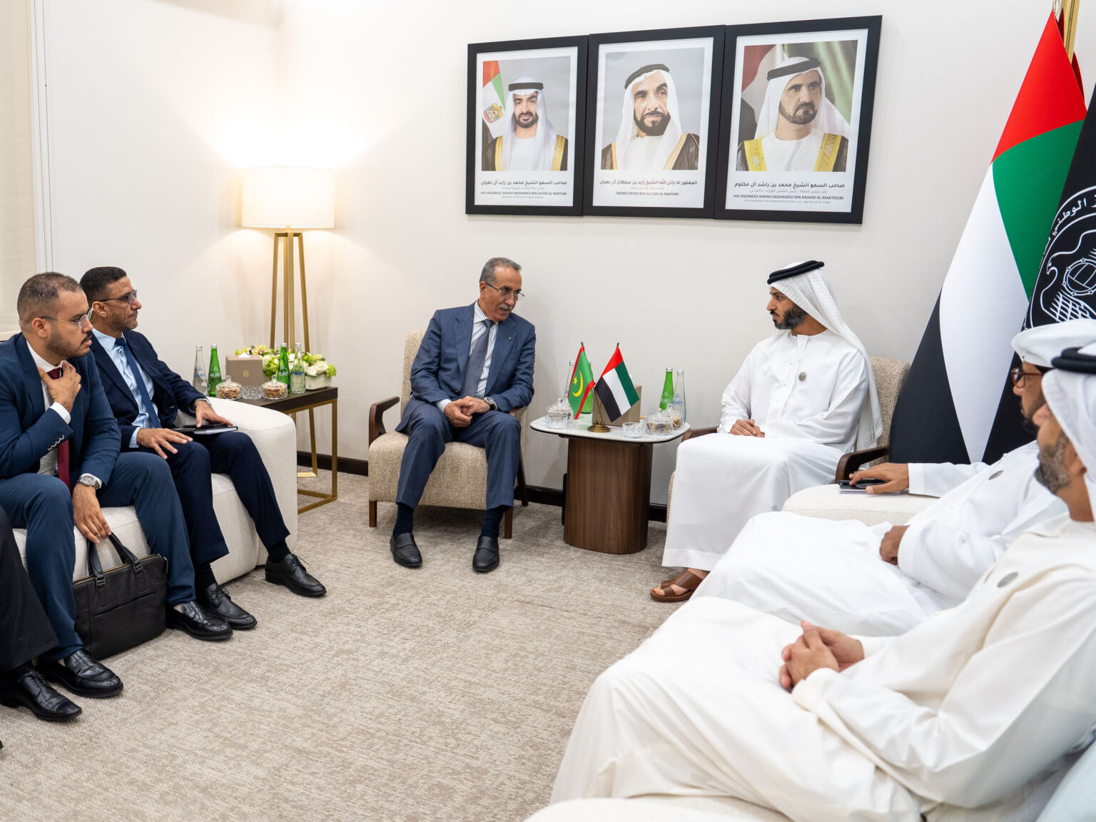 Zayed bin Hamad Al Nahyan, Mauritania's National Security Director-General discuss anti-drug cooperation