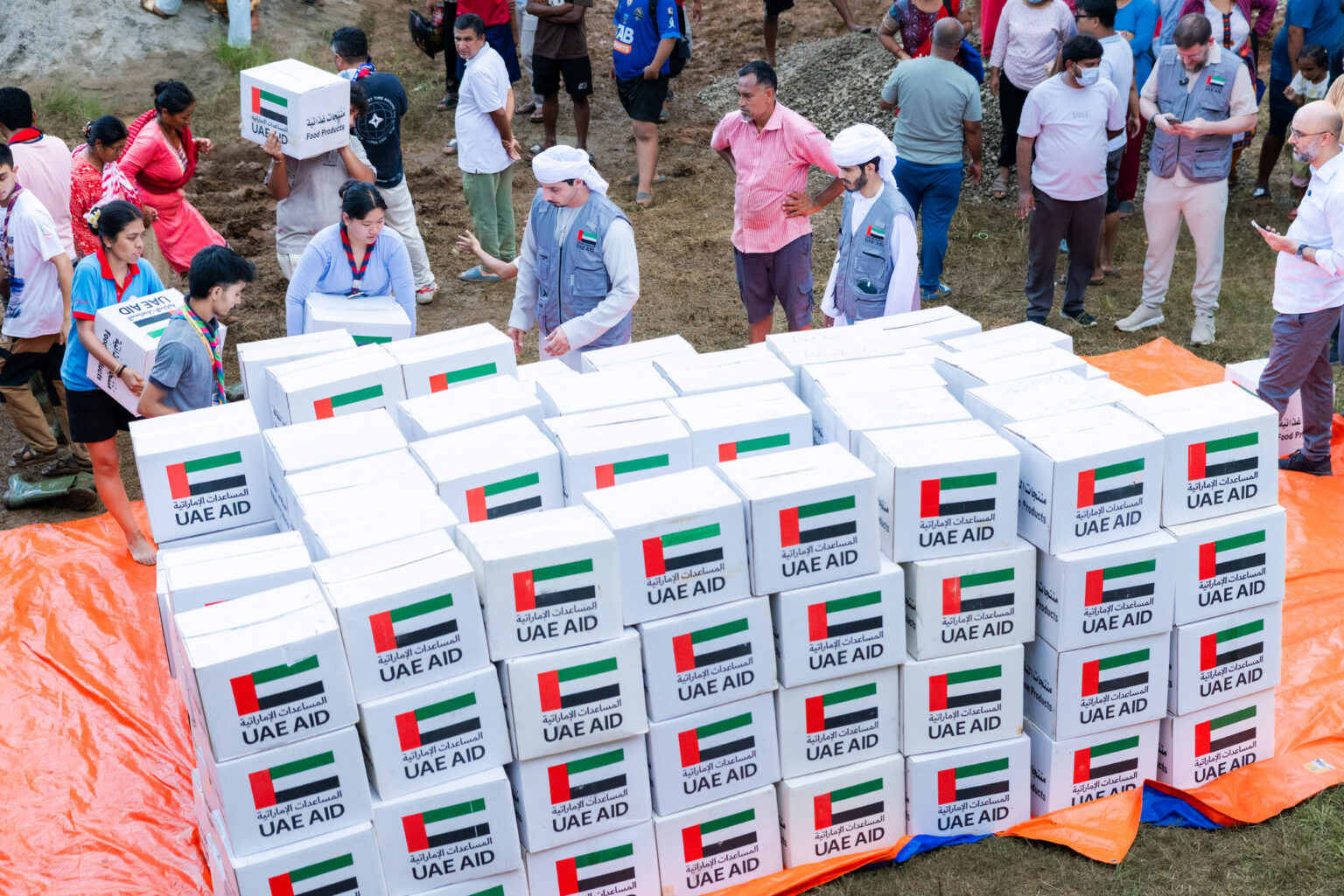 UAE continues humanitarian response for flood, landslide victims in Nepal