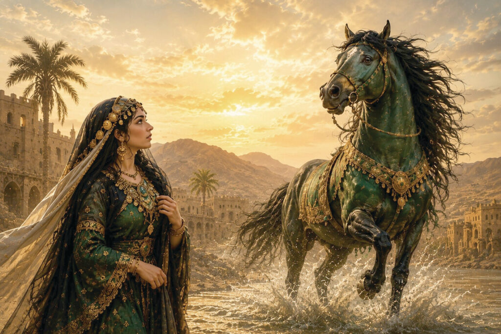 حكاية (سبحونة) حصان أخوي خضير