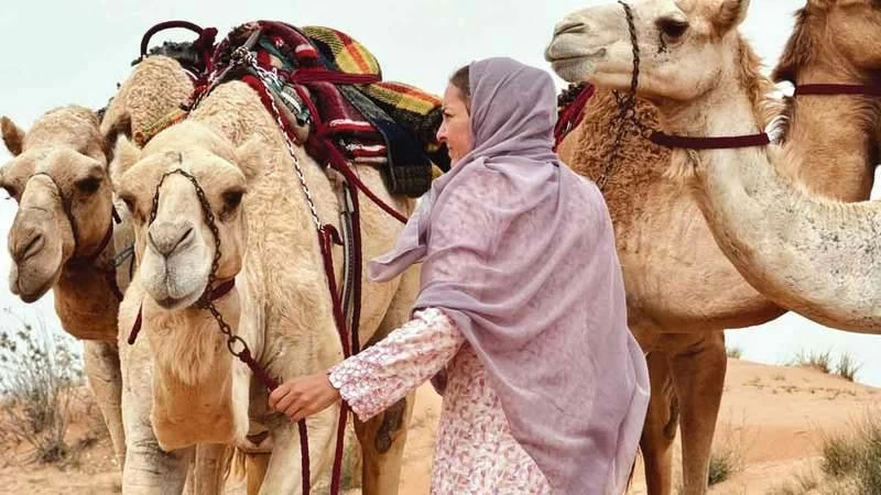 Meet the German expat bringing Emirati camel culture to women, schools and corporate teams in Dubai