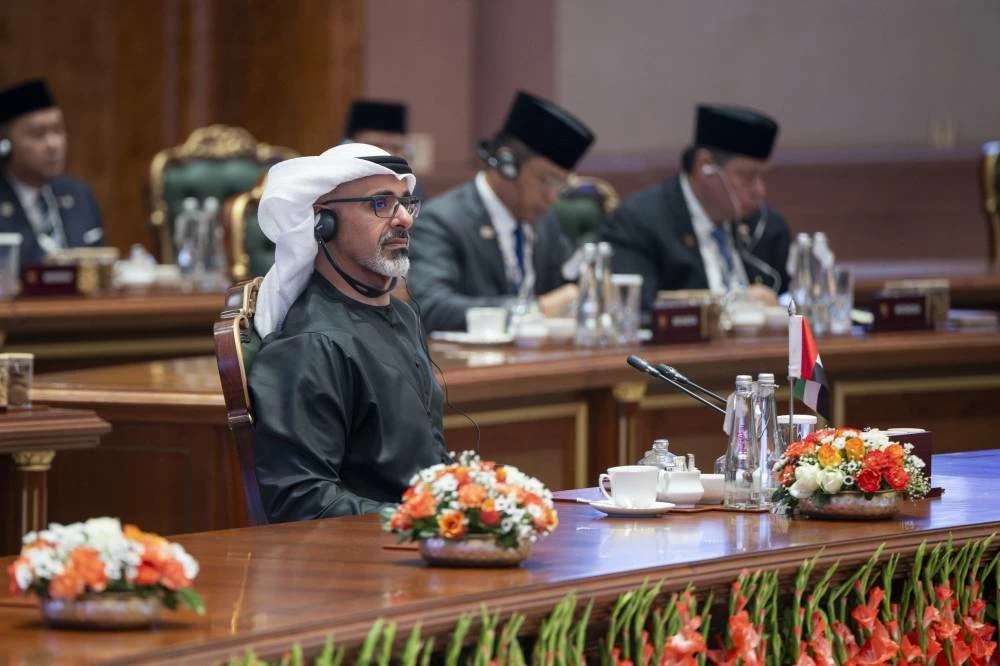 Sheikh Khaled bin Mohamed Leads UAE Delegation at 18th BRICS Summit in New Delhi