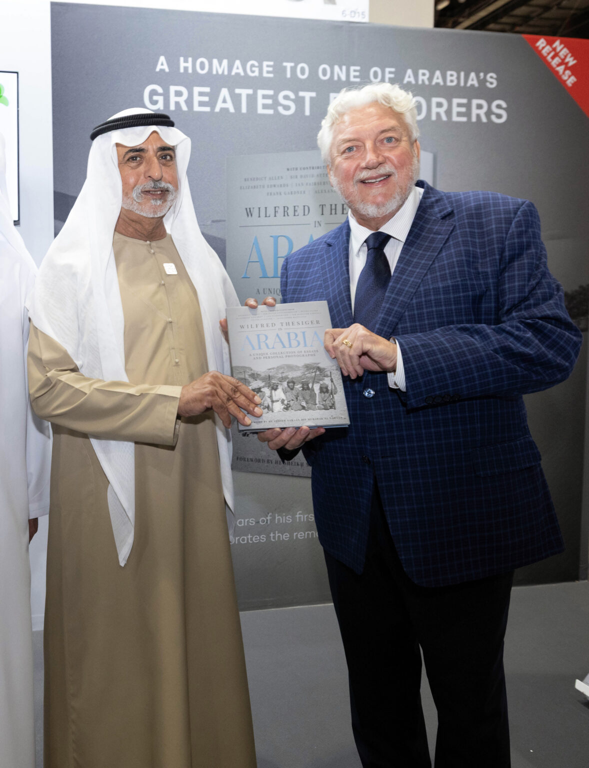 Nahyan bin Mubarak attends launch of Wilfred Thesiger in Arabia