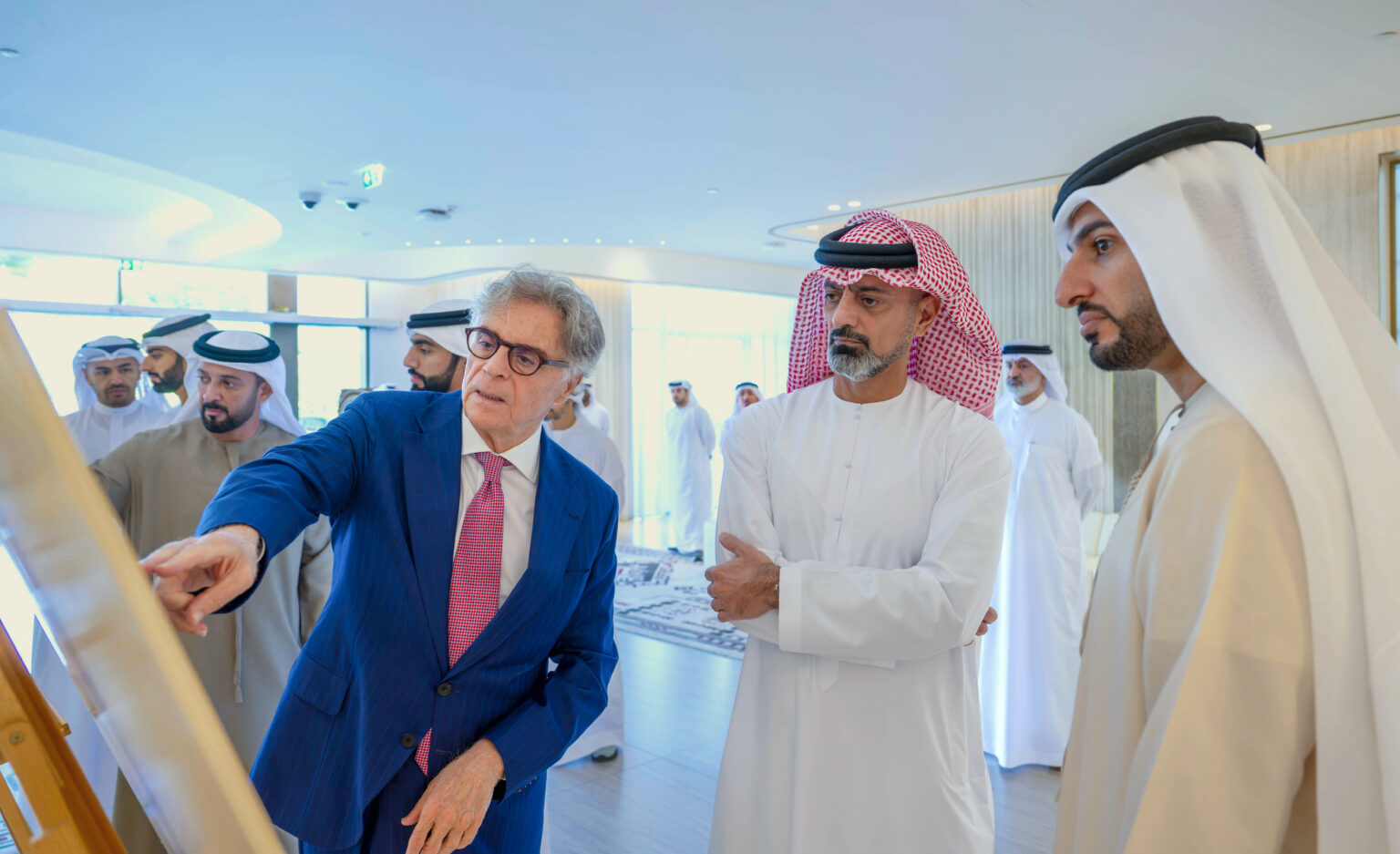 Ajman Crown Prince reviews real estate development projects in Al Zorah