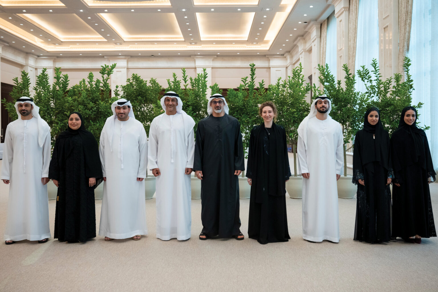 Khaled bin Mohamed bin Zayed receives UAE team that participated in 18th BRICS Summit
