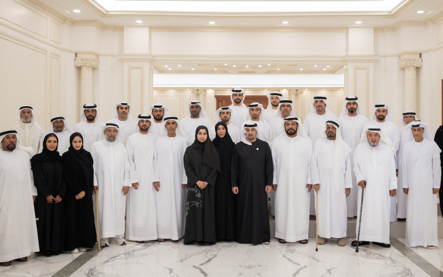 Hamdan bin Zayed receives citizens, Liwa Dates Festival organisers at Al Dhanna Palace