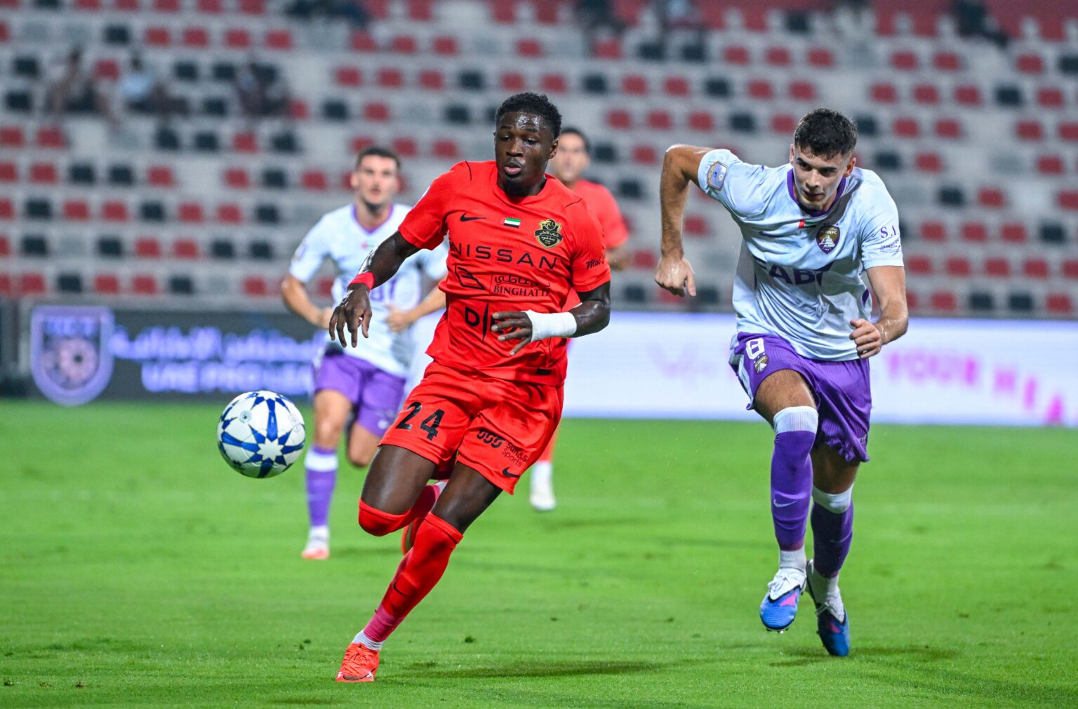 فوز شباب الأهلي والنصر في دوري أدنوك للمحترفين