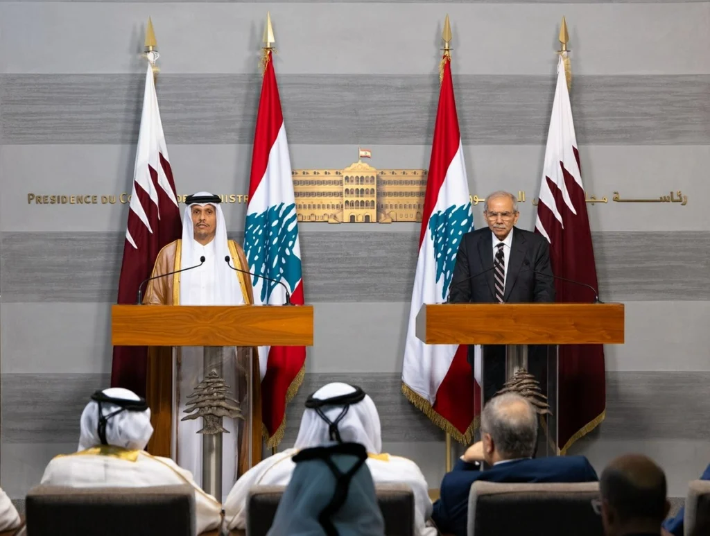 Qatar pledges support for Lebanon’s energy sector, calls for Israeli withdrawal