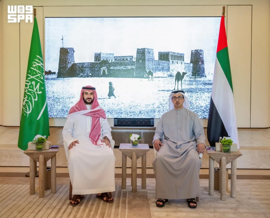 Saudi defense minister meets with UAE vice president in Abu Dhabi