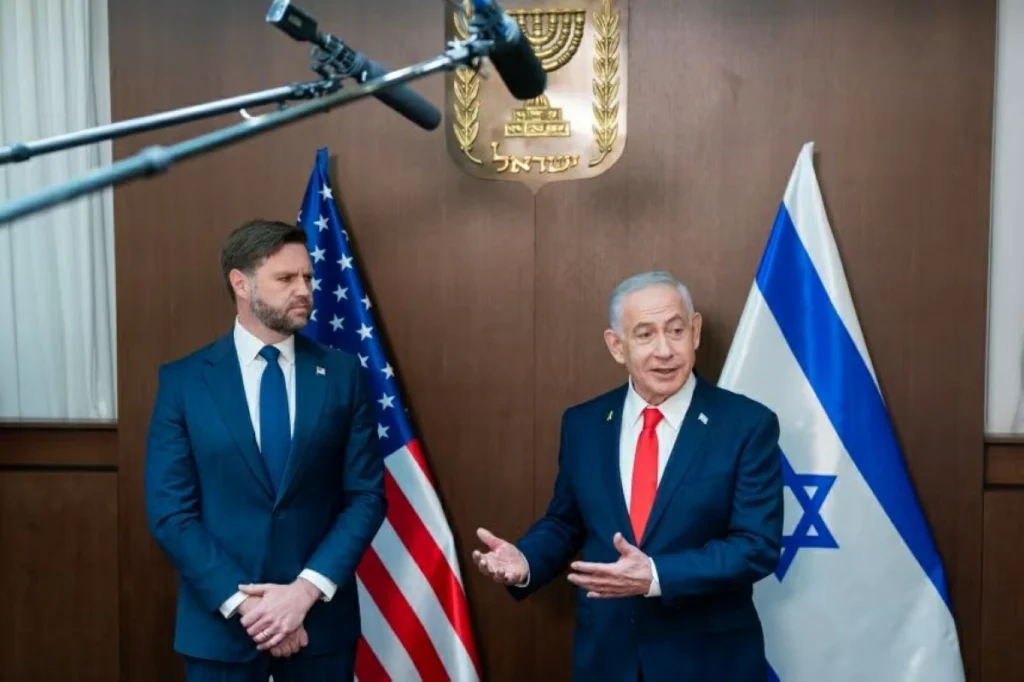 JD Vance refrains from endorsing Netanyahu for reelection