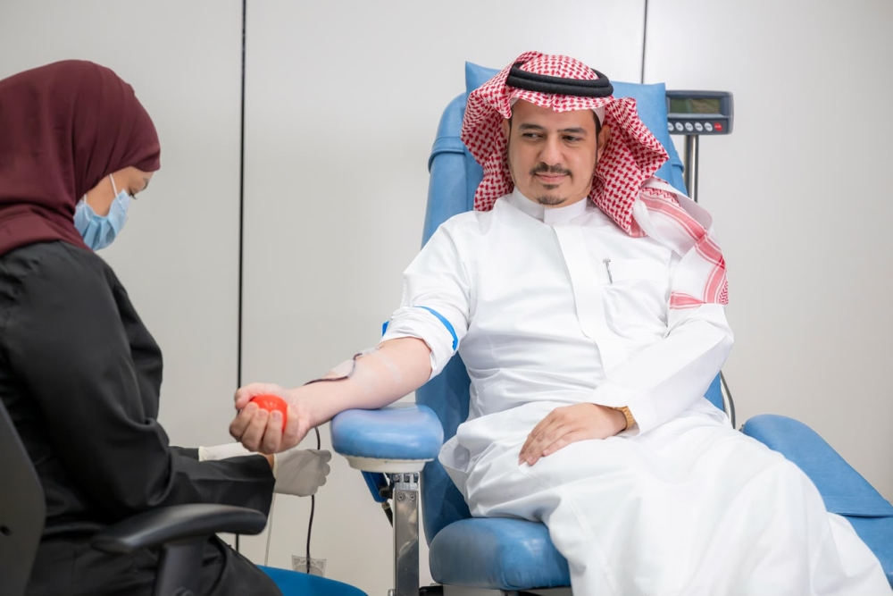 ديوان المظالم ينظم جناحًا للتبرع بالدم لمنسوبيه ضمن الحملة الوطنية