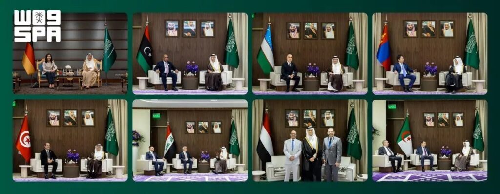 وزير الطاقة وزير الصناعة والثروة المعدنية يلتقي عددًا من الوزراء من الدول الشقيقة والصديقة لبحث آفاق التعاون