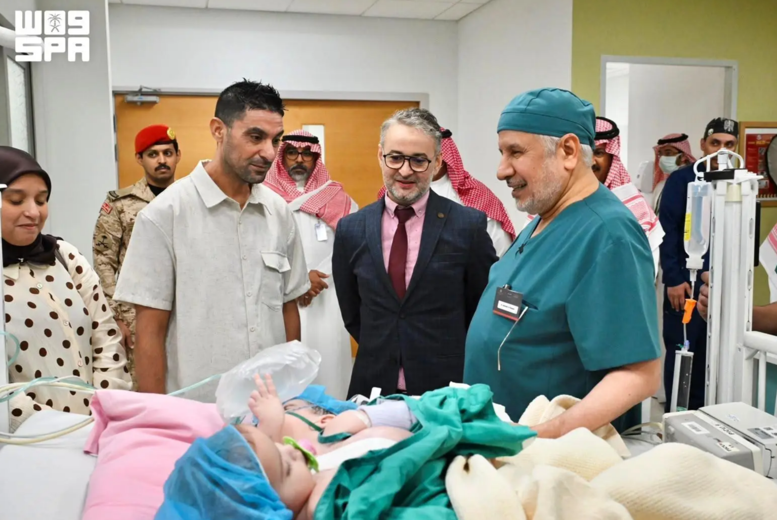 Separation Surgery for Moroccan Conjoined Twins Begins in Riyadh upon Royal Directives