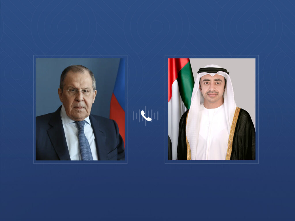 Abdullah bin Zayed, Russian FM discuss regional, international developments by phone