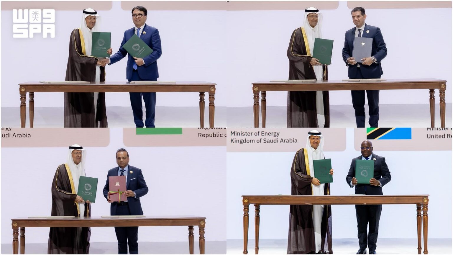 وزير الطاقة يوقّع أربع مذكرات تفاهم للتعاون في مجالات الطاقة