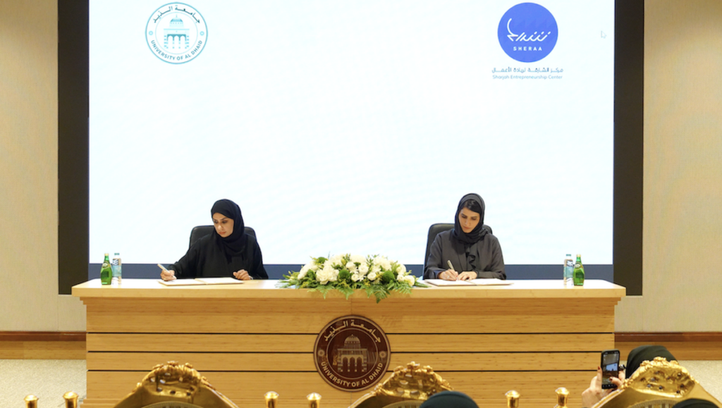 Sheraa, University of Al Dhaid sign MoU to turn student ideas into scalable ventures