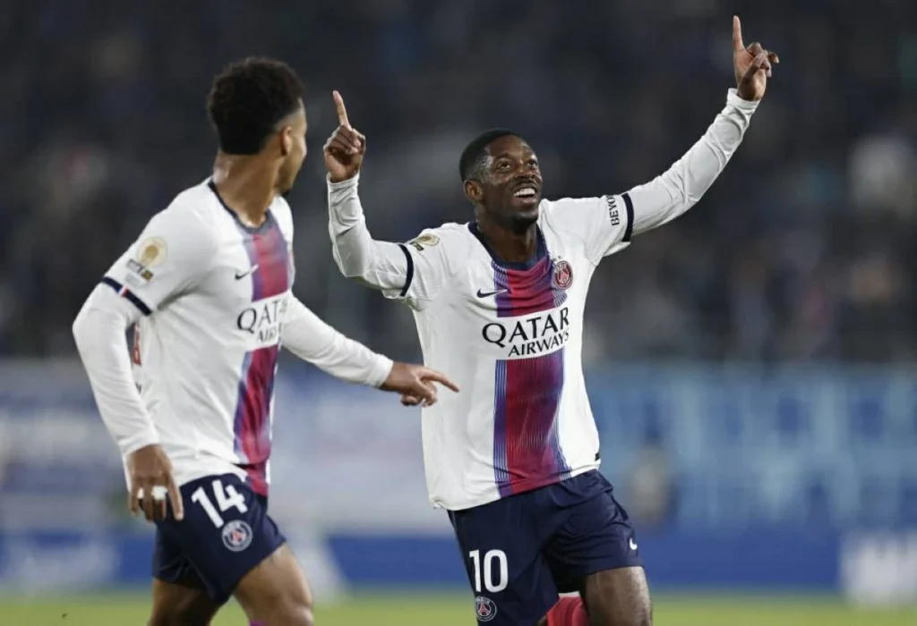 ديمبيلي يلعب دور البطل في فوز سان جيرمان المثير على ستراسبورغ