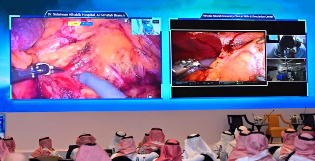 نقل مباشر لعملية استئصال جزئي للكلية بالجراح الآلي من مستشفى الدكتور سليمان الحبيب بالصحافة