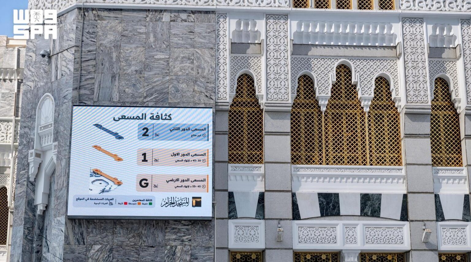 Digital Service Enables Worshippers to Monitor Crowd Density in the Tawaf and Sa’i