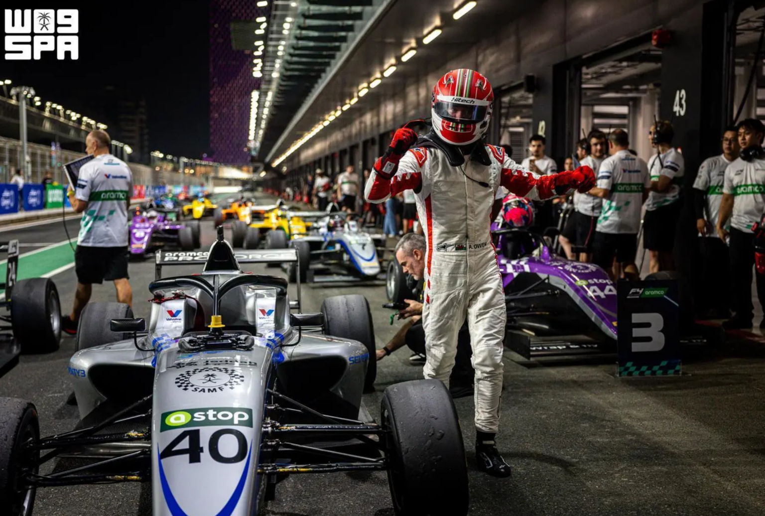 Archie Owen Claims Maiden F4 Victory in Aramco Saudi Arabian Championship Opener at Jeddah Corniche Circuit