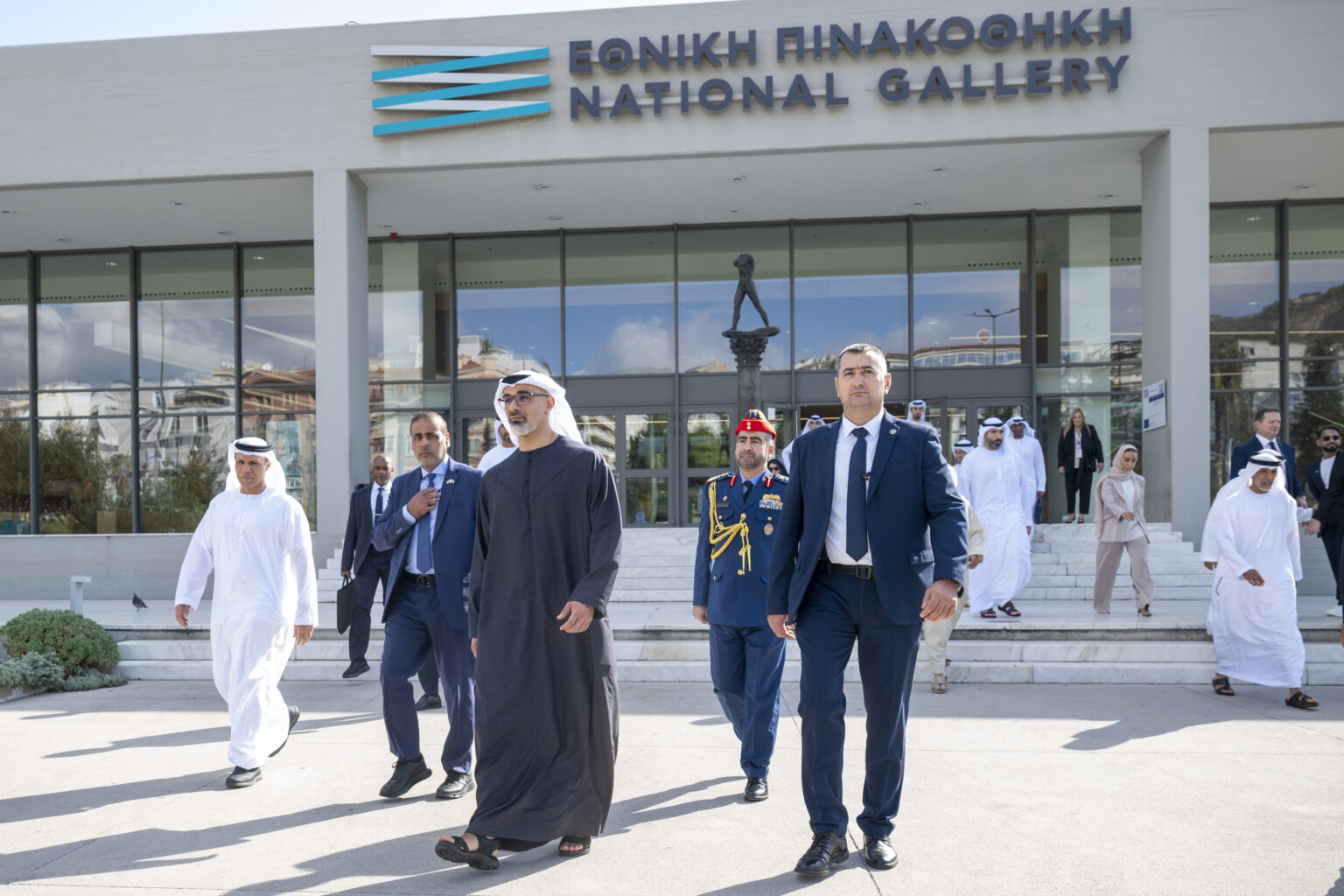 Crown Prince of Abu Dhabi visits National Gallery of Greece in Athens