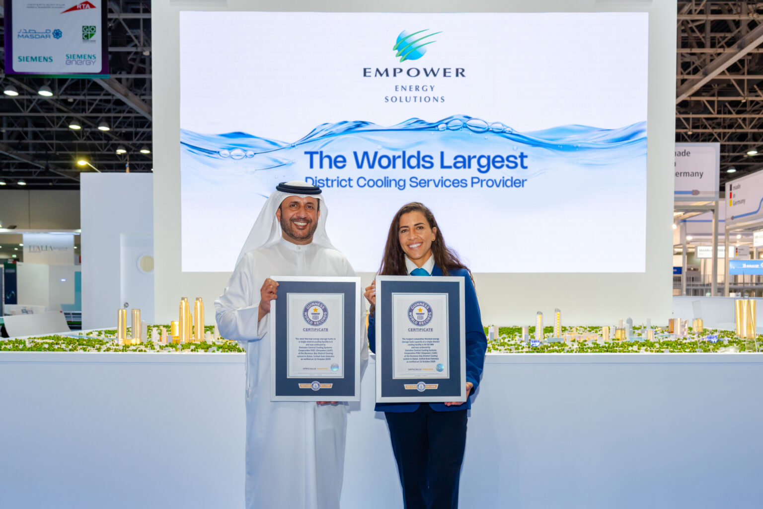 Empower secures two new Guinness World Records for Business Bay project, bringing total to 4